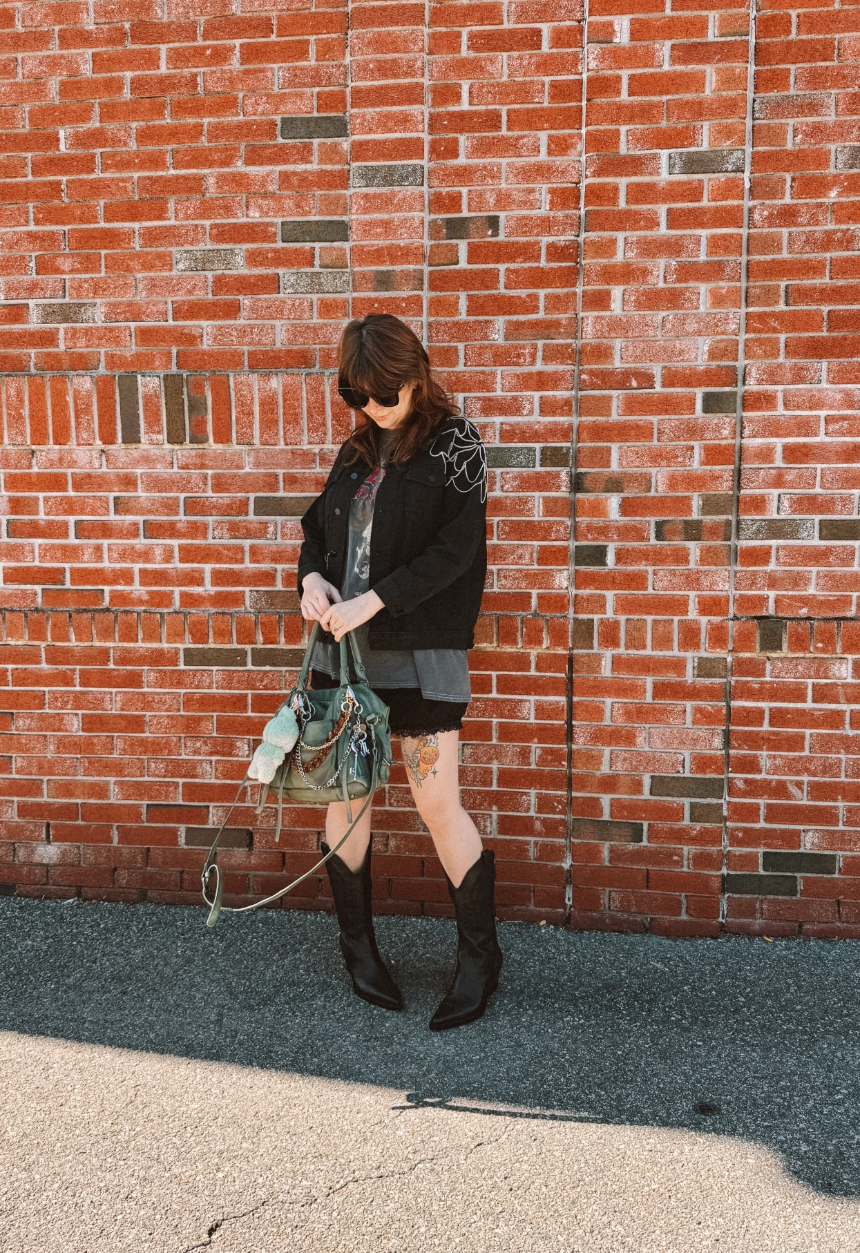 Second trimester alt style outfit. 

#LTKBump #LTKSeasonal #LTKStyleTip