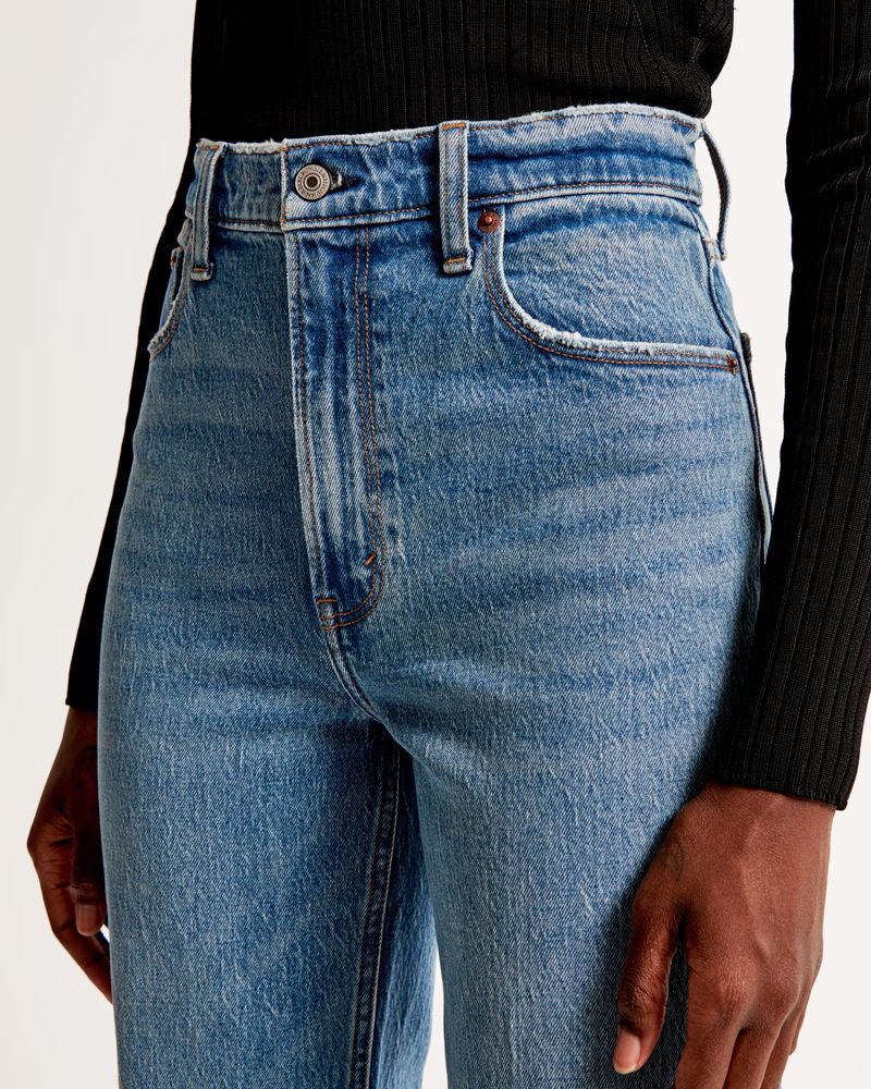 Women's Ultra High Rise 90s Straight Jean | Women's New Arrivals | Abercrombie.com | Abercrombie & Fitch (US)