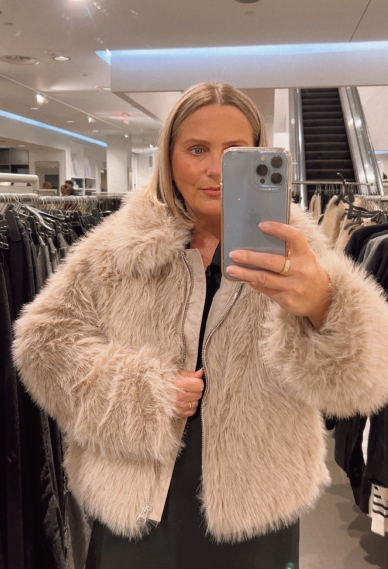 Fluffy cropped jackets are trending.
Perfect for the holidays.



#LTKStyleTip #LTKHoliday #LTKGiftGuide