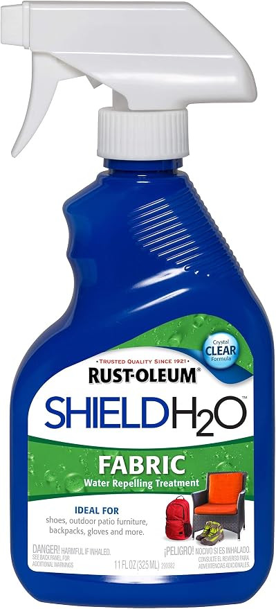 Rust-Oleum 278146 Shield H2O Outdoor Fabric Spray, 11 oz, Clear, 11 Ounce | Amazon (US)