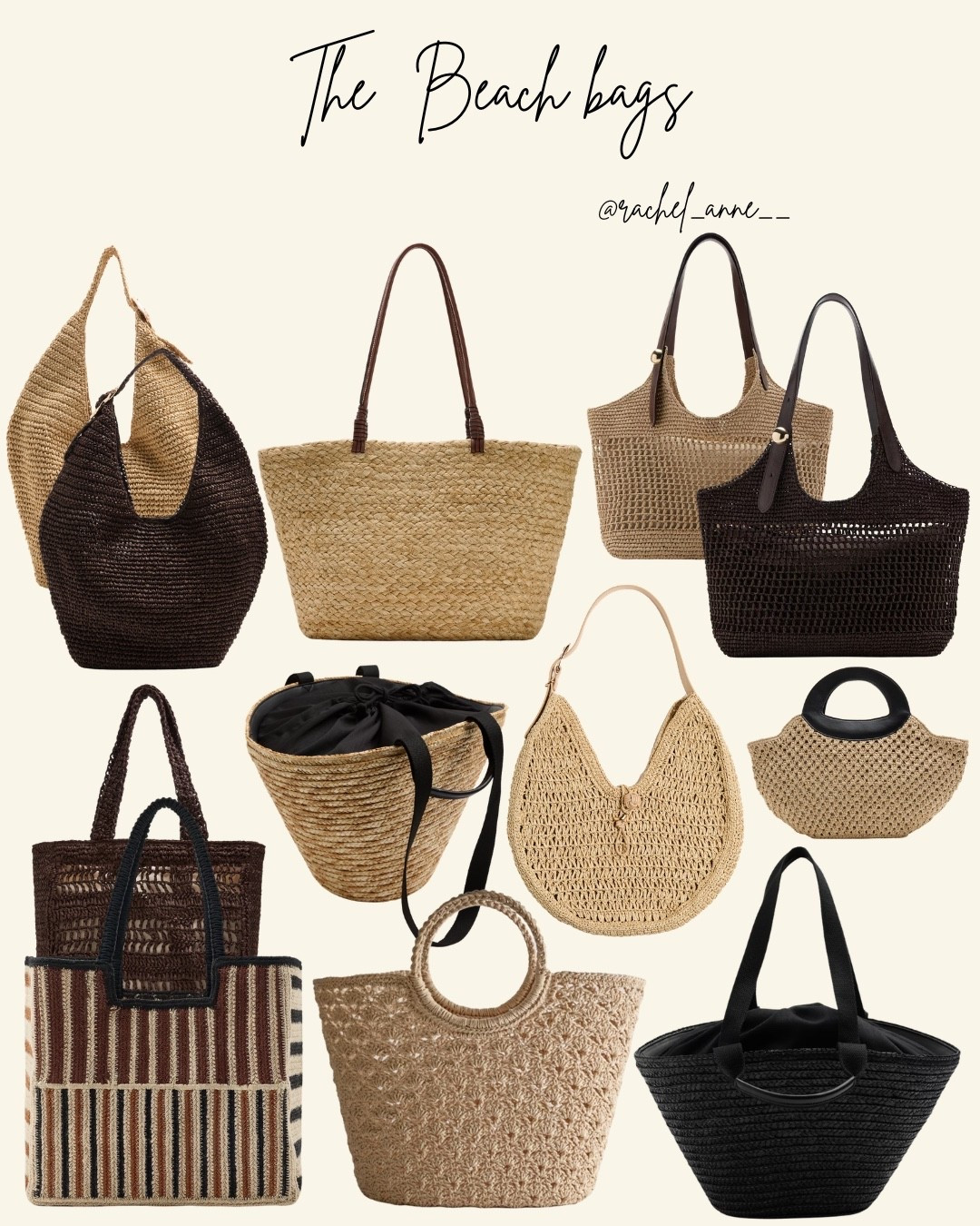 The beach bags 🥥🐚🤎
All the inspo for holiday 🏖️

#LTKsummer #LTKuk #LTKbag