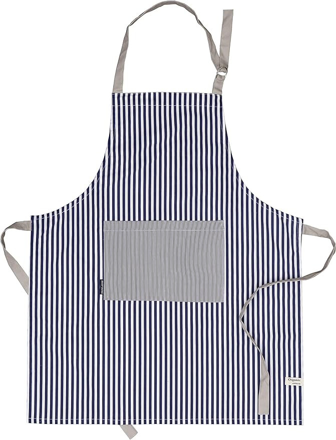 AMOUR INFINI Cotton Aprons for Women with Pockets Adjustable Strap and Waist Ties Washable Printe... | Amazon (US)