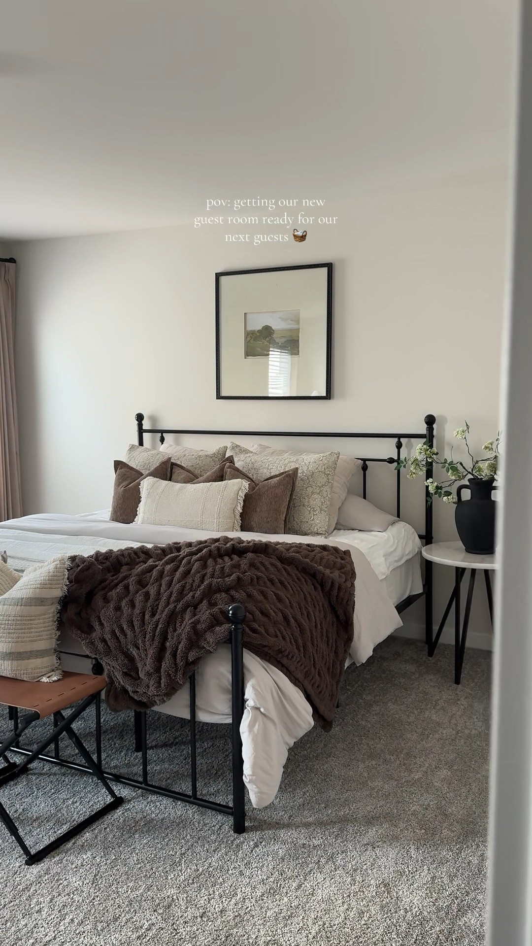 Cozy guest room in progress!

#LTKHome #LTKSeasonal
