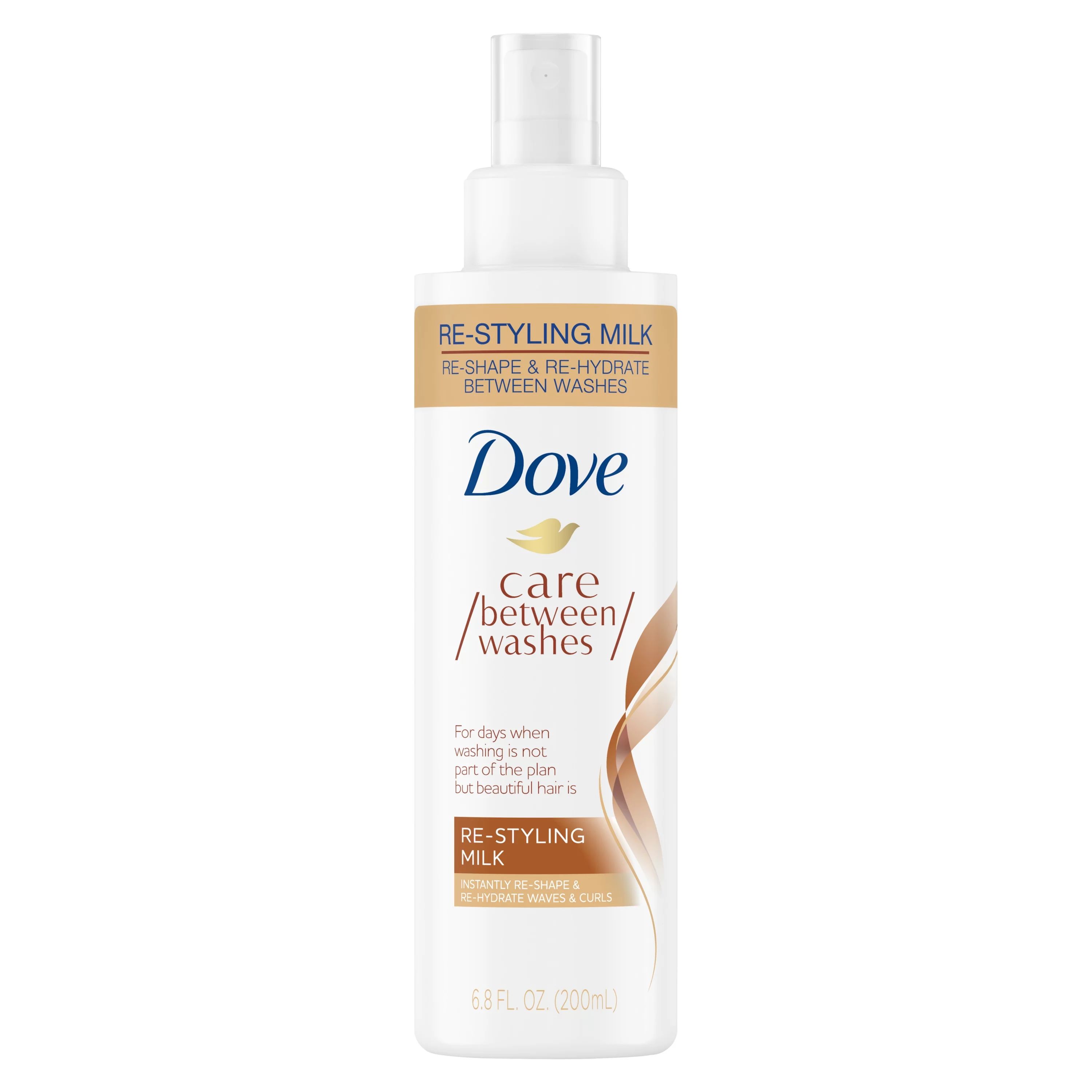 Dove Care Between Washes Restyler Re-Styling Milk 6.8 oz - Walmart.com | Walmart (US)