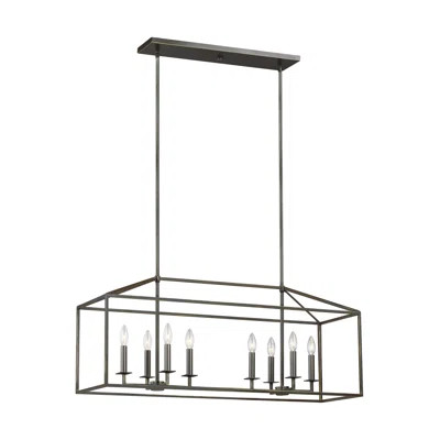 Odie 8 - Light Kitchen Island Rectangle Pendant Laurel Foundry Modern Farmhouse Finish: Heirloom Bro | Wayfair North America