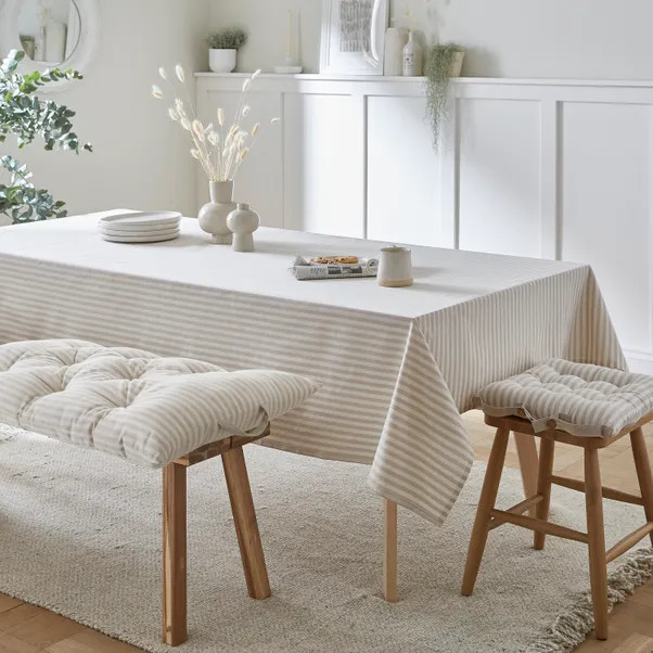 Linford Stripe Tablecloth | Dunelm (migrated)