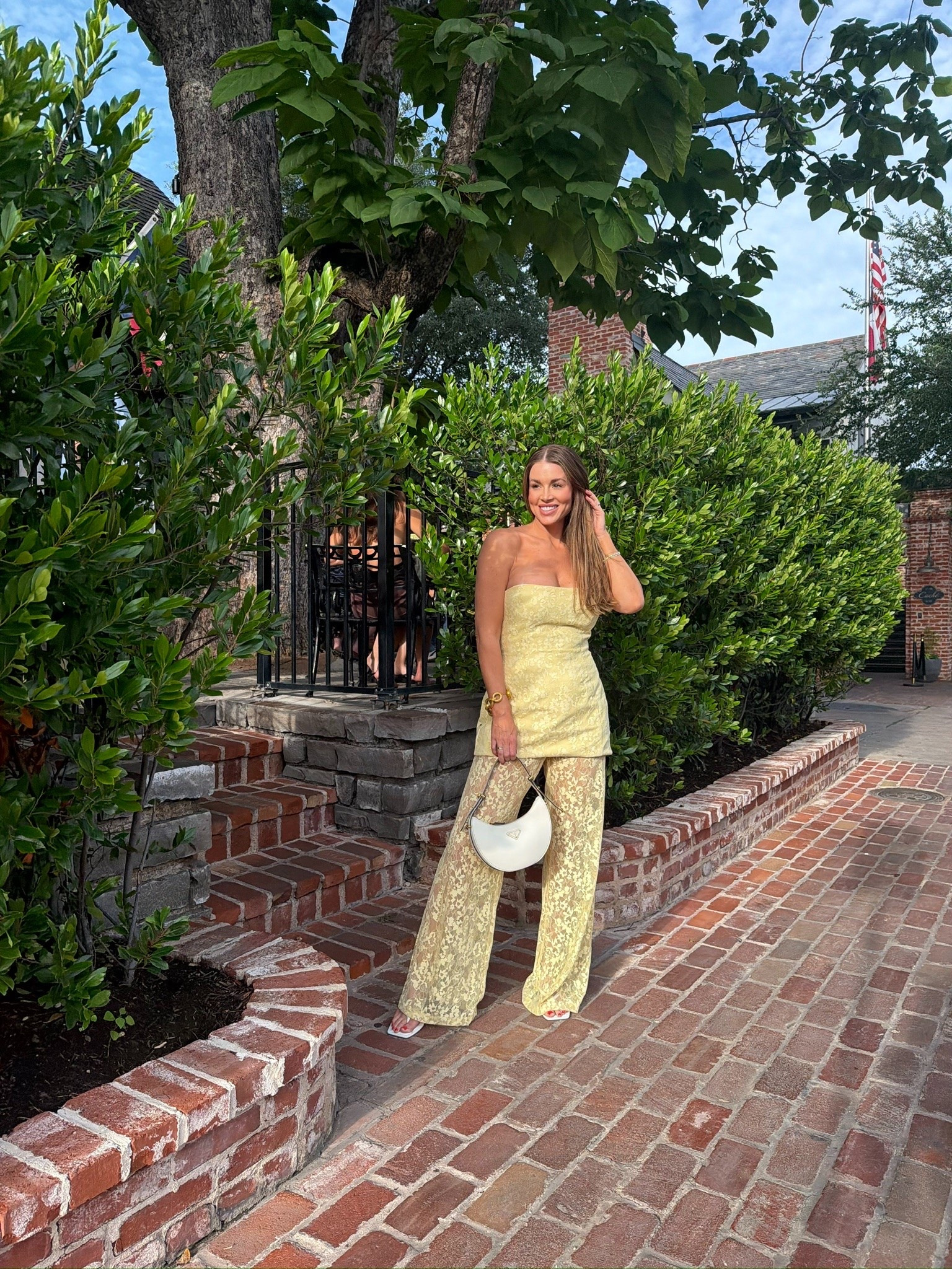 Medium pants + top - cute matching set. Love the butter yellow and lace

#LTKgrwm #LTKdayinmylife #LTKootd