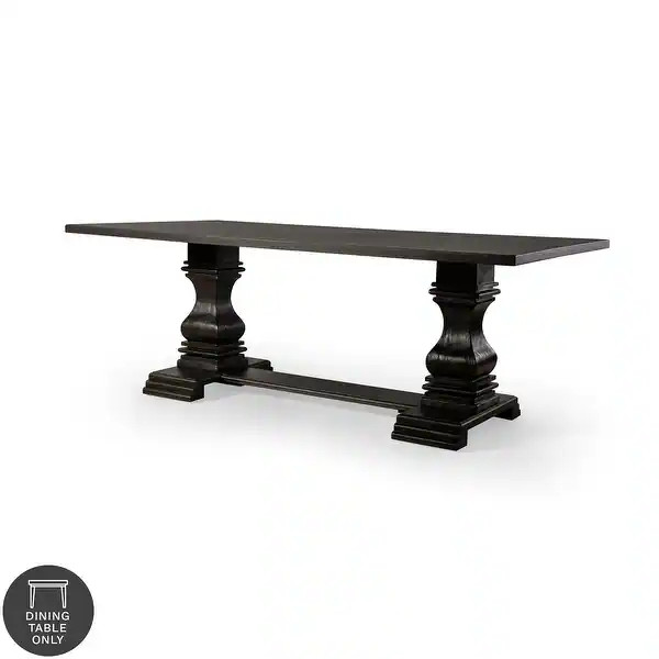 Copper Grove Vinkovci Traditional Antique Black 84-inch Dining Table | Bed Bath & Beyond