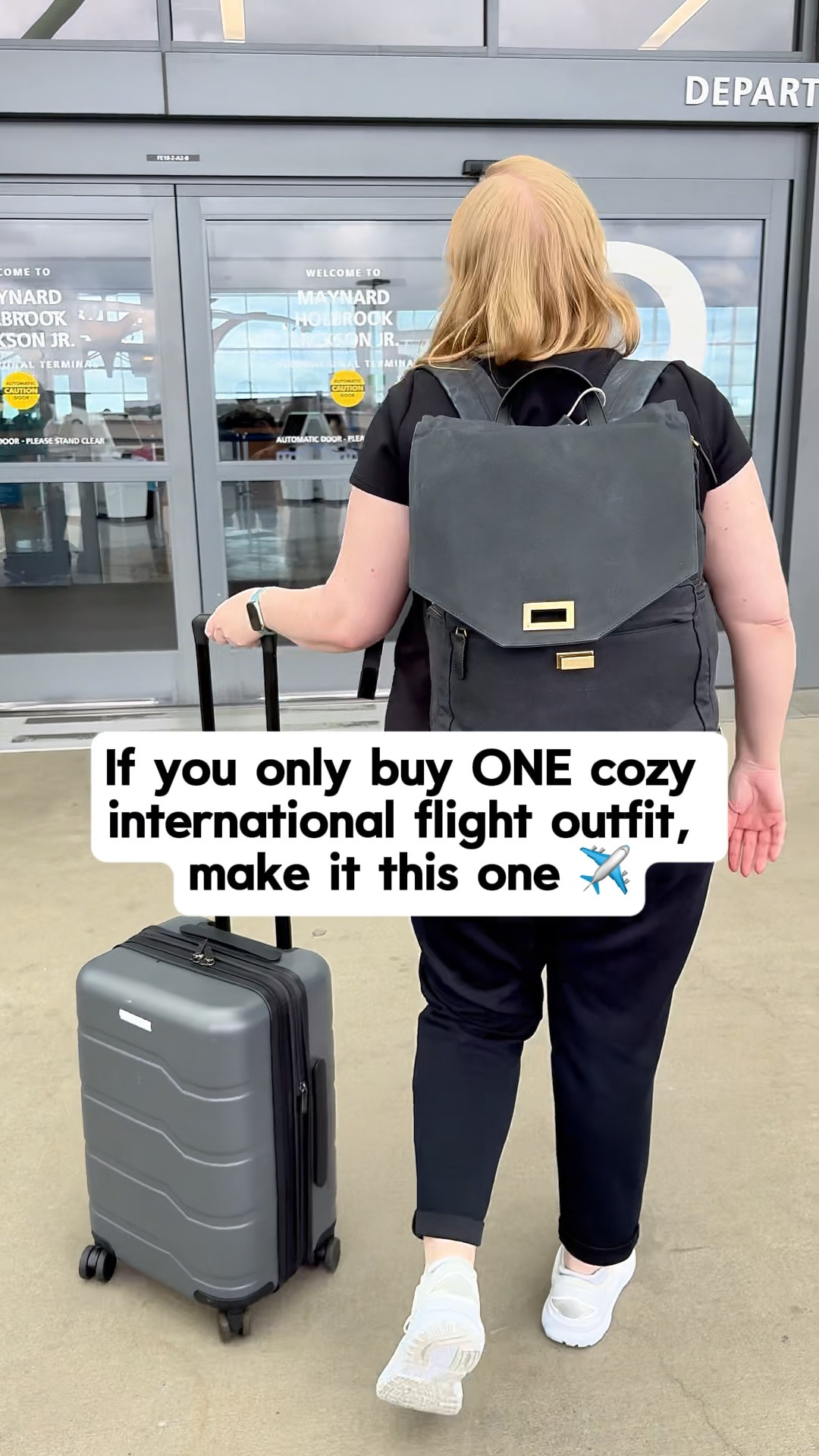 This is my ultimate cozy international flight outfit I’ve worn on so many flights over the last several years, including our long haul flights to the Maldives and France!! 

💖Follow @KatieOSheaAway for more travel tips! ✈️

I’ve been obsessed with the @Spanx Air Essentials line and it’s been my go-to for travel for years! The fabric is BUTTERY soft and SO comfy and cozy for short or long-haul flights! 

If you’re looking for the perfect stylish but comfortable travel outfit, this will be your new fave!! 😄

💖Follow @KatieOSheaAway for more luxury travel! 🫶🌍✈️

#travelstyle #luxurytravel #couplestravel #ltktravel #travelfit #traveloutfit #travelinstyle #travelinspiration 

#LTKPlusSize #LTKTravel #LTKGiftGuide