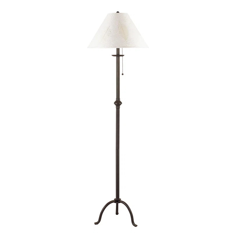 Sechelles 57'' Black Traditional Floor Lamp | Wayfair North America