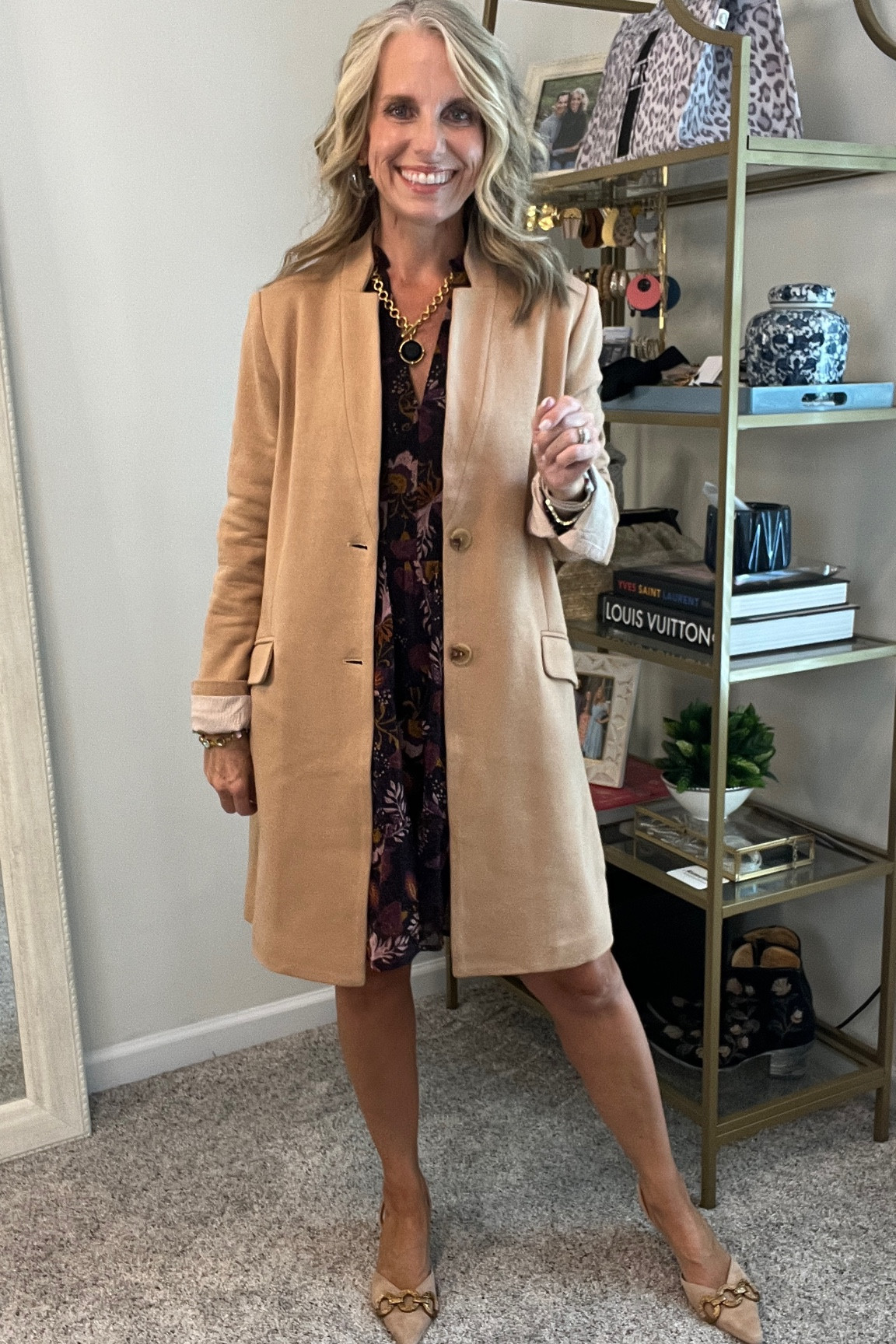 DISCOUNT ALERT!!!
I’ve got an exclusive code for 25% off the Notch Collar Topper in Cappuccino from Gibsonlook. (Good today and tomorrow) 
Use LISA25 at checkout. Im wearing a small, but prefer XS. This runs a little bigger than the blazer  

#LTKWorkwear #LTKSaleAlert #LTKOver40