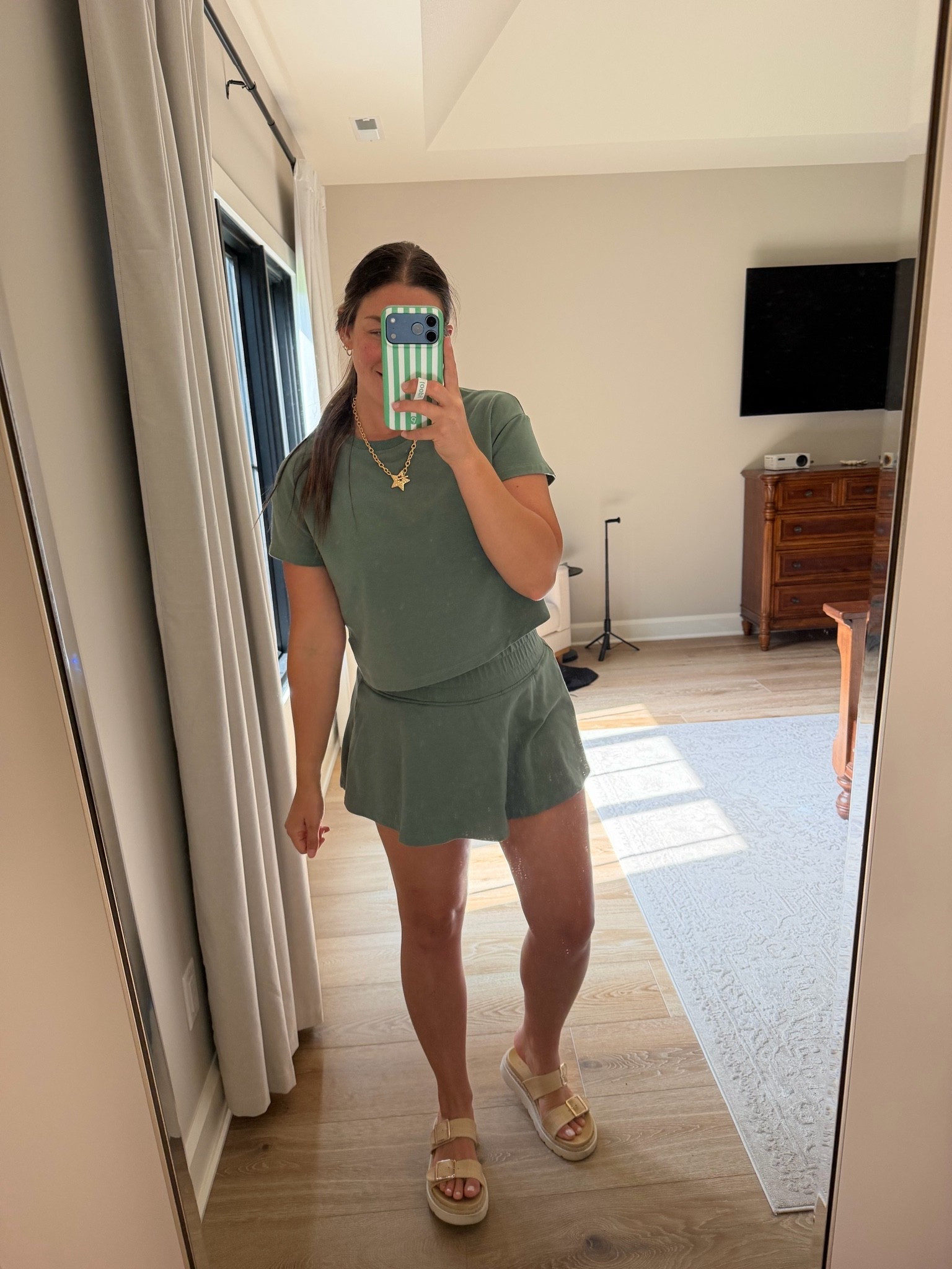 Wearing size medium