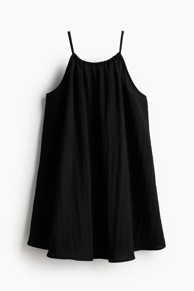 Robe trapèze sans fermeture - Noir - FEMME | H&M FR | H&M (FR & ES & IT)