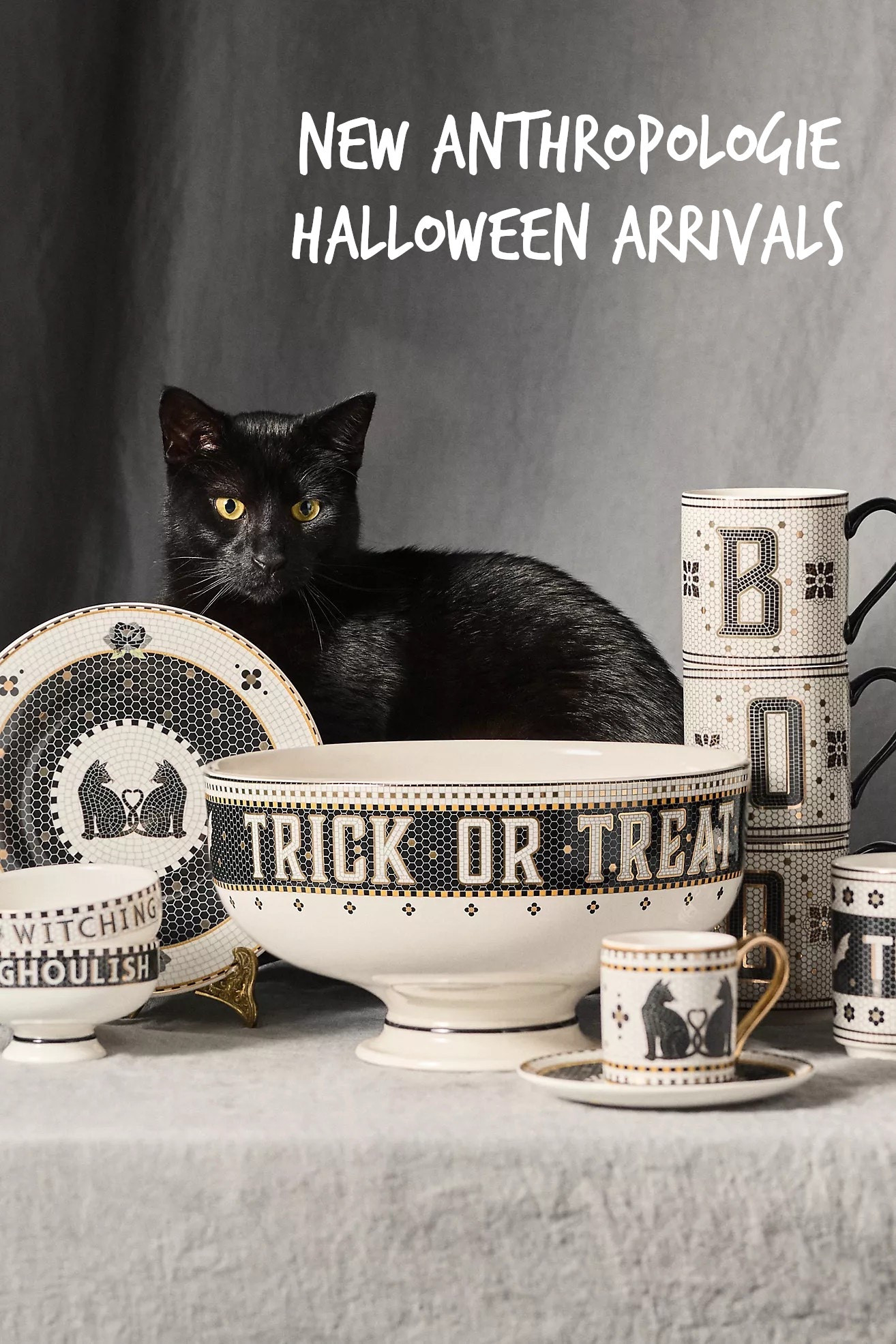 ✨ New at Anthropologie: The Bistro Tile Stoneware Candy Bowl: Halloween Edition✨ | Under $100 | Halloween | Home Decor | Candy Bowl | Halloween Decor | Black and White | 

#LTKSeasonal #LTKHome #LTKFindsUnder100