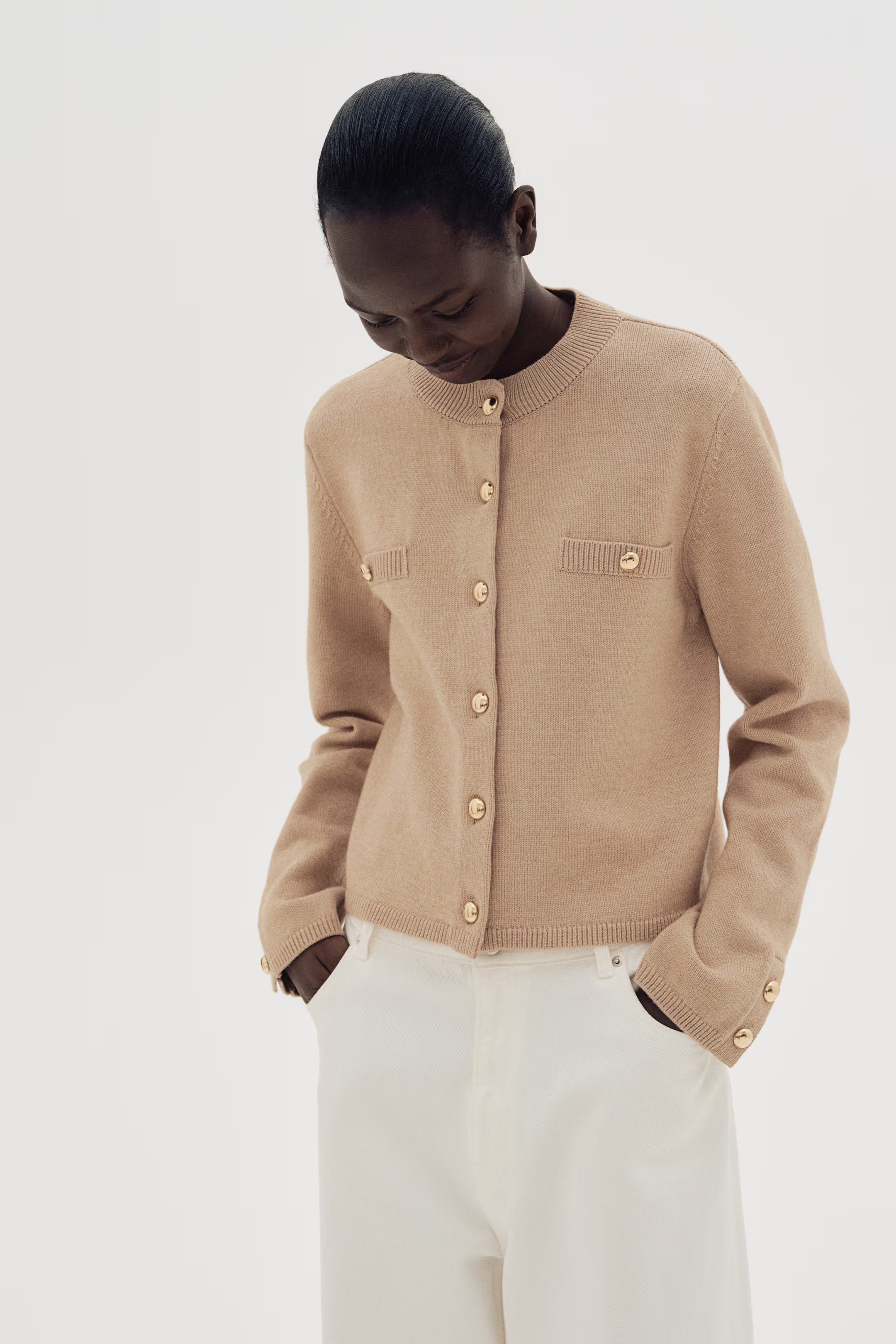 Button-Detail Cardigan | H&M (US + CA)