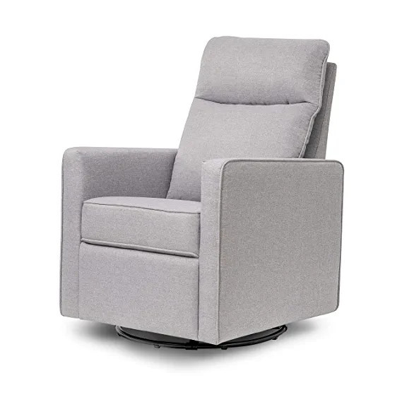 DaVinci Gabby Pillowback Swivel Glider in Misty Grey, Greenguard Gold & CertiPUR-US Certified | Amazon (US)