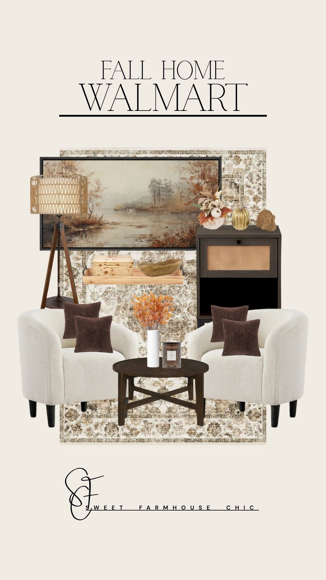 Walmart Fall Home 

// Fall, Fall 2025, Fall Home, Fall Home Decor, Walmart, Walmart Home, Walmart Finds, Walmart Decor, Walmart Fall, Walmart Fall 2025, Walmart Home Finds, Fall Living Room, Walmart Furniture, Living Room, Living Room Decor, Living Room Inspo, Wall Art, Wall Art Decor, Framed Wall Art, Framed Art, Floor Lamp Living Room, Living Room Rug, Area Rug, Walmart Rug, Living Room Accent Chair, Accent Chairs Living Room, Walmart Accent Chair, Walmart Nightstand, Walmart Table, Candle, Walmart Pumpkins, Decorative Tray, Throw Pillows, Artificial Lamp, Coffee Table, Walmart Coffee Table, Lamp, Flloor Lamp, Floor Lamp Living Room, Decorative Box 

 

#LTKSeasonal #LTKHome #LTKautumn