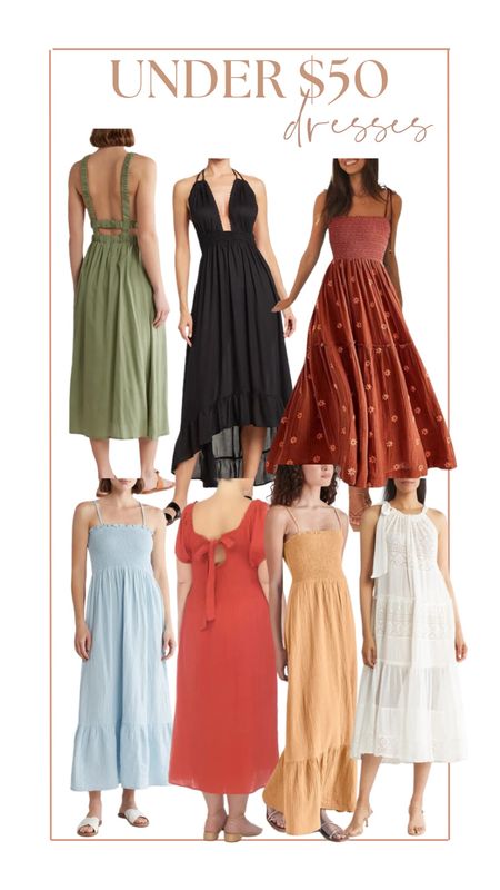 Under $50 summer dresses 

#LTKStyleTip #LTKFindsUnder50 #LTKSeasonal