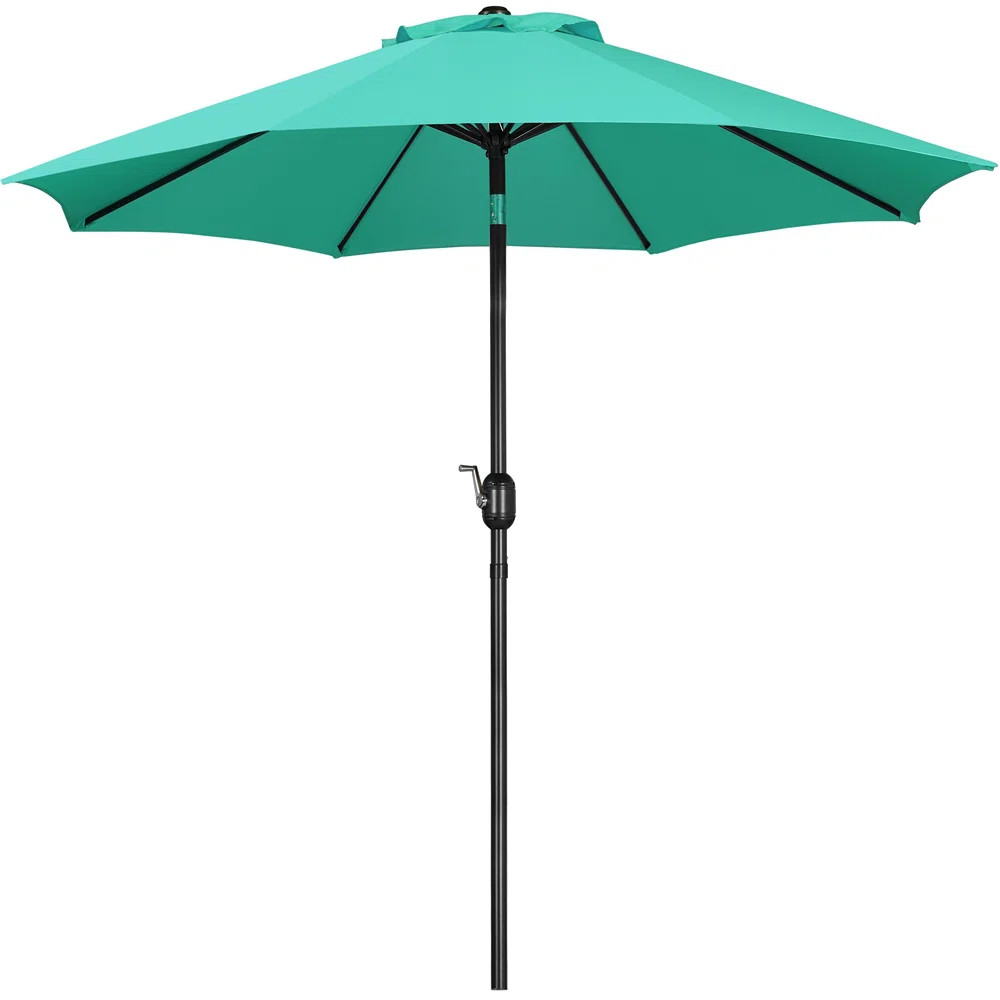 Arlmont & Co. Bruton 9Ft Patio Outdoor Marke Umbrella with Crank Lift & Reviews | Wayfair | Wayfair North America