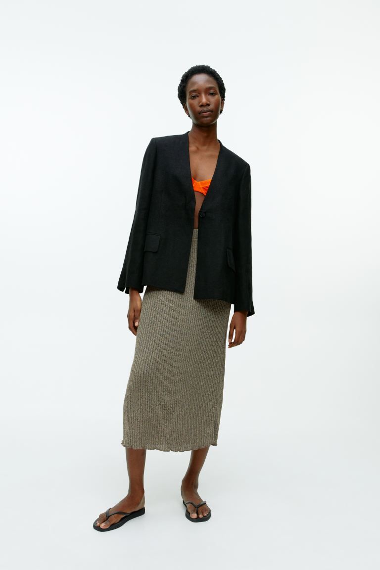 Rib Jersey Skirt | H&M (UK, MY, IN, SG, PH, TW, HK)