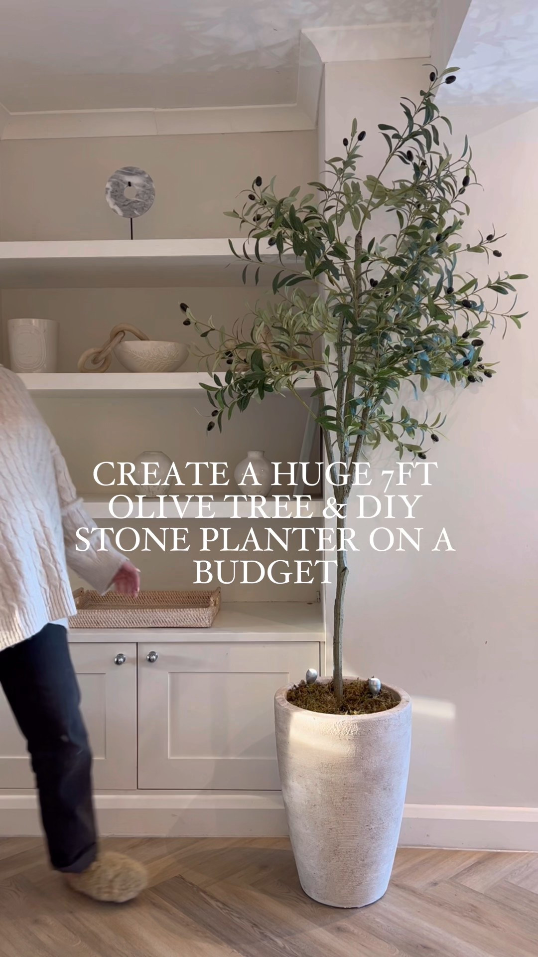 DIY OLIVE TREE AND STONE PLANTER 

This looks so good and so affordable! And so perfect for a statement piece for any room
Love jade xxx

#LTKsale #LTKuk #LTKhome