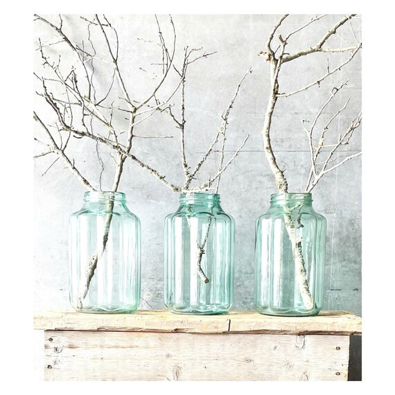 Vintage Blue European Pickling Jar - Etsy | Etsy (US)