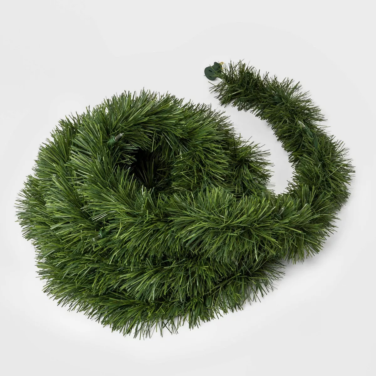 18' Pre-Lit Artificial Pine Christmas Garland with Clear Lights - Wondershop™: Indoor/Outdoor U... | Target