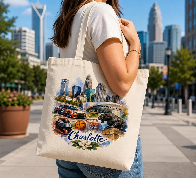 Charlotte North Carolina Watercolor PNG | Charlotte Skyline Digital Download | NASCAR Hall of Fam... | Etsy (Global)