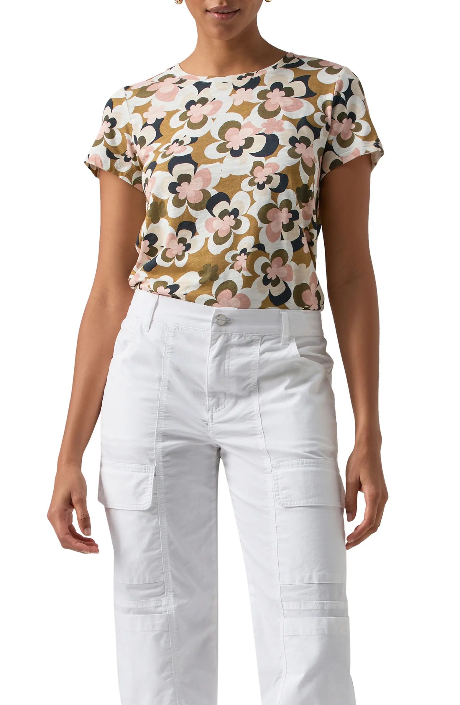 Sanctuary The Perfect Geo Print Cotton Blend Knit Top | Nordstrom | Nordstrom