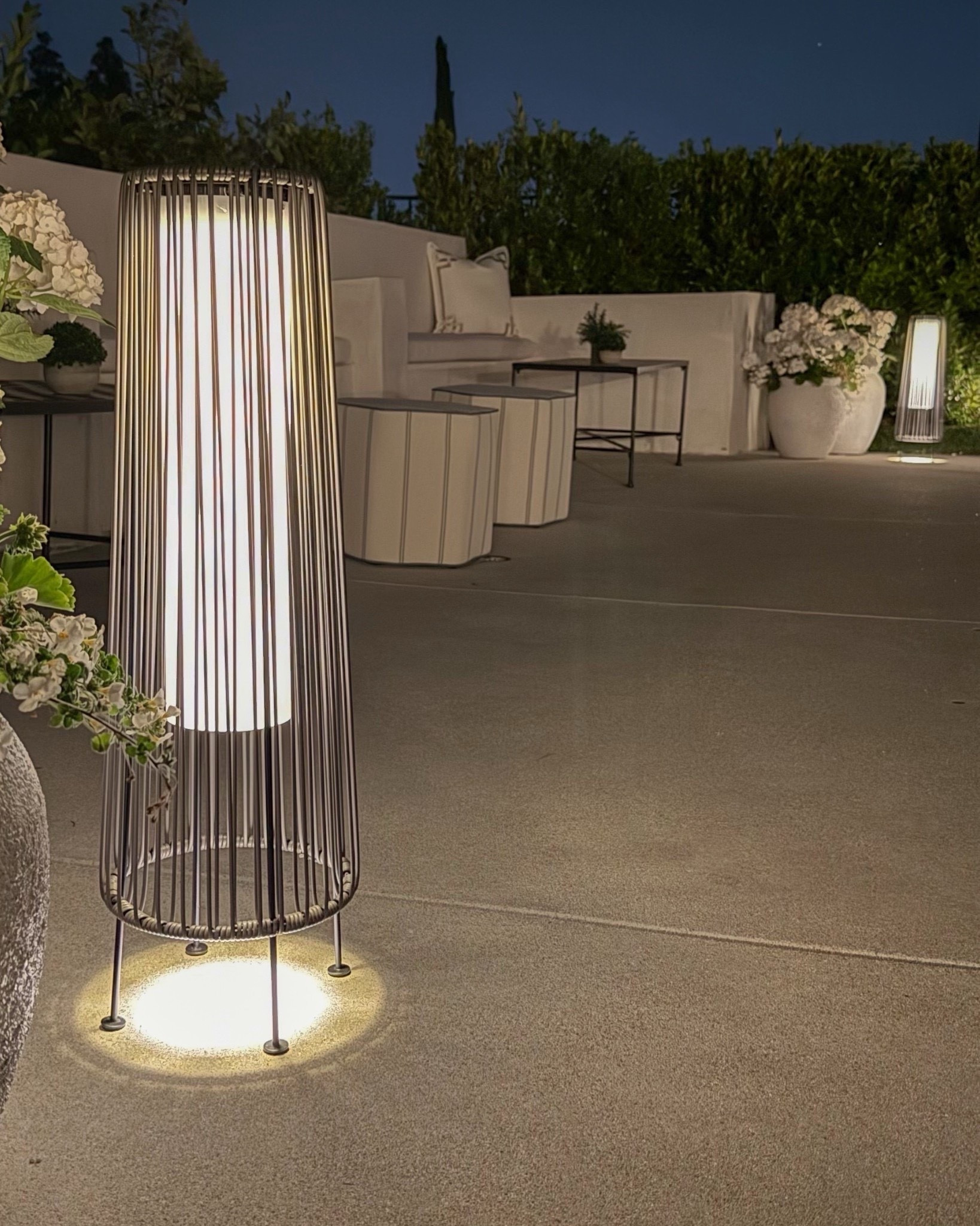 The perfect addition to any backyard space- grab these solar floor lanterns now!

#LTKHome #LTKSeasonal