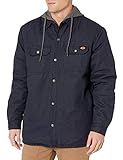 Dickies Men's Fleece Hooded Duck Shirt Jacket with Hydroshield | Amazon (US)