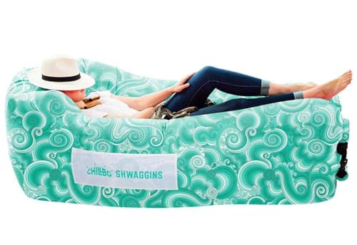 Chillbo Inflatable Couch \u2013 Unique Designs - No-Pump Setup, Ripstop Polyester, Stability Pegs... | Amazon (US)