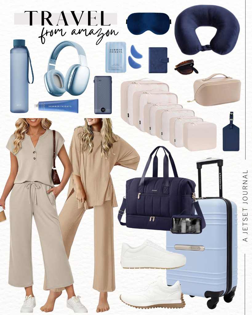 Are you searching for Amazon travel essentials to add to your cart?

The Travelers Club carry-on luggage is an excellent choice to begin with! For your travel outfit, consider packing a couple of comfortable, lightweight lounge sets that won’t add bulk to your luggage.

You might also want to include headphones from Gabba Goods, and beauty finds, such as Summer Fridays under-eye patches and face moisturizer, to help you stay refreshed throughout your trip. 

 #LTKSeasonal #LTKSaleAlert #LTKTravel