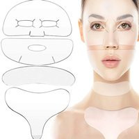 Reusable Silicone Chest Pads Patch Silicone Wrinkle Neck Chest Pad Full Face Pad Set Cleavage Pad Eye Pad for Women Girls | AliExpress (US)