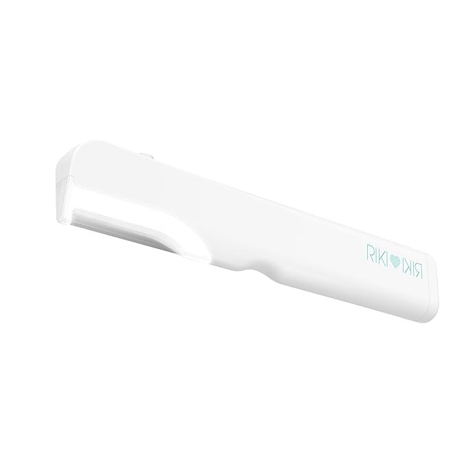 RIKI Ex Fuzz Off Dermaplaning Facial Tool, Stainless Steel Facial Razor for Peach Fuzz Removal & ... | Amazon (US)