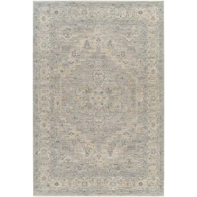 Surya  Avant Garde 5 x 7 Light Grey Indoor Medallion Oriental Area Rug | Lowe's