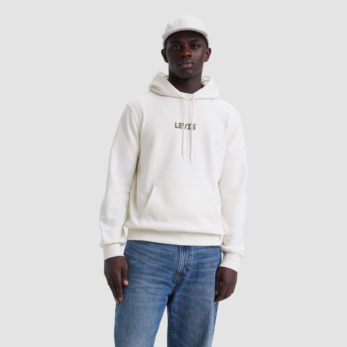 Levi's® Men's Cactus Logo Standard Fit Pullover Sweatshirt - White | Target