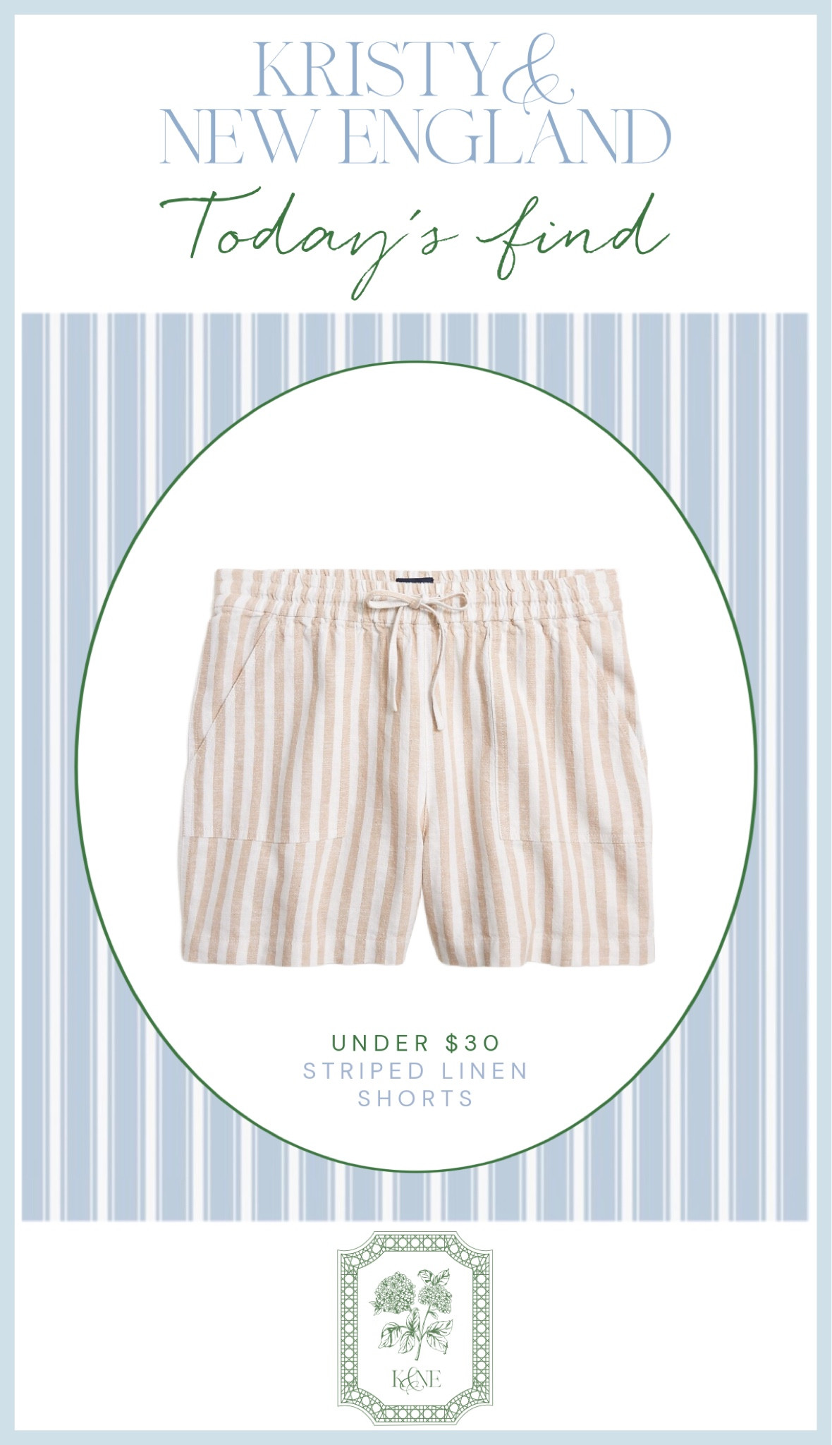 Great find! Striped linen shorts under $30

#LTKover40 #LTKfindsunder50 #LTKsalealert