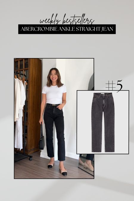 #5 bestseller - Abercrombie Straight Ankle Jeans [on sale] 

Workwear / abercrombie / jeans / casual outfit 

#LTKsalealert #LTKworkwear #LTKSale