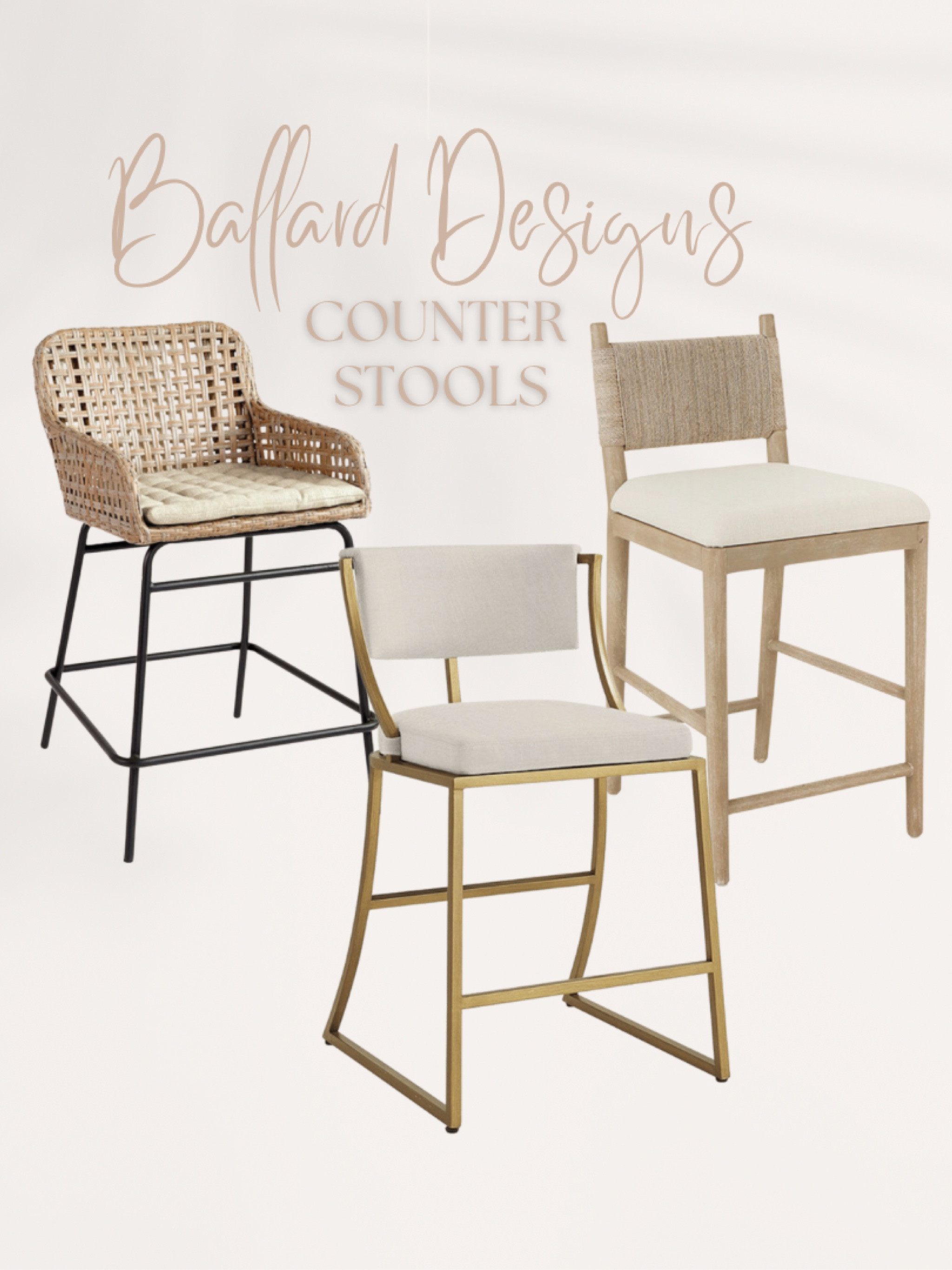 Ballard designs allister 2024 counter stool