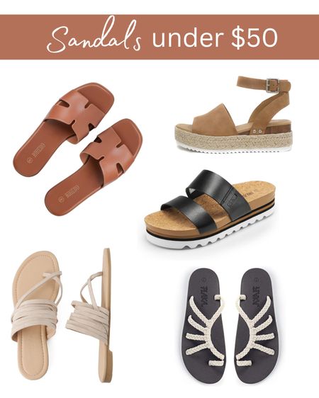 Sandals under $50

#LTKfindsunder50 #LTKSeasonal #LTKshoecrush