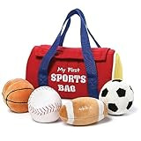 Baby GUND Play Soft Collection, My First Purse 5-Piece Plush Playset with Rattle, Mirror and Crin... | Amazon (US)