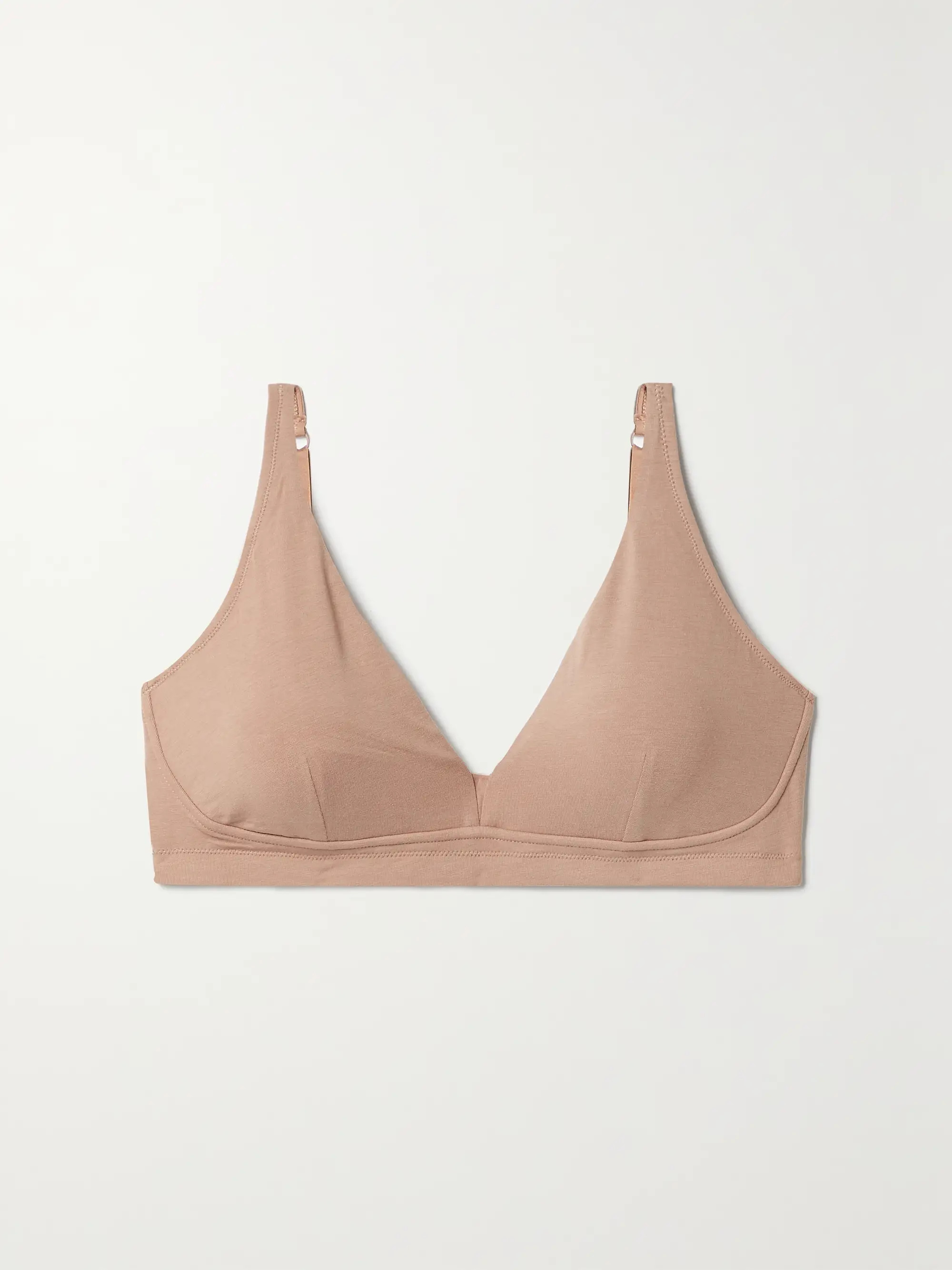 + NET SUSTAIN Gracelynne stretch organic Pima cotton-jersey soft-cup bra | NET-A-PORTER (US)