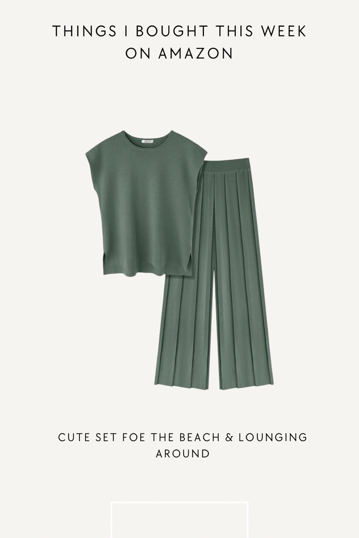 Love this lounge set for home, travel or the beach!