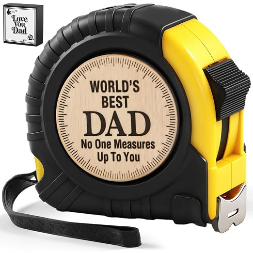 Fathers Day Gift for Dad - 25Ft Sturdy Precise Tape Measure, Dad Gifts from Daughter Son, Imperia... | Amazon (US)
