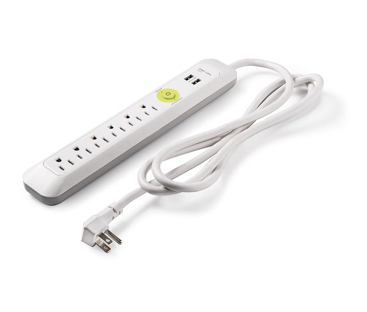 Power Strips 6-Outlet 2-USB Power Strip Surge Protector 0-2518 | Wayfair North America