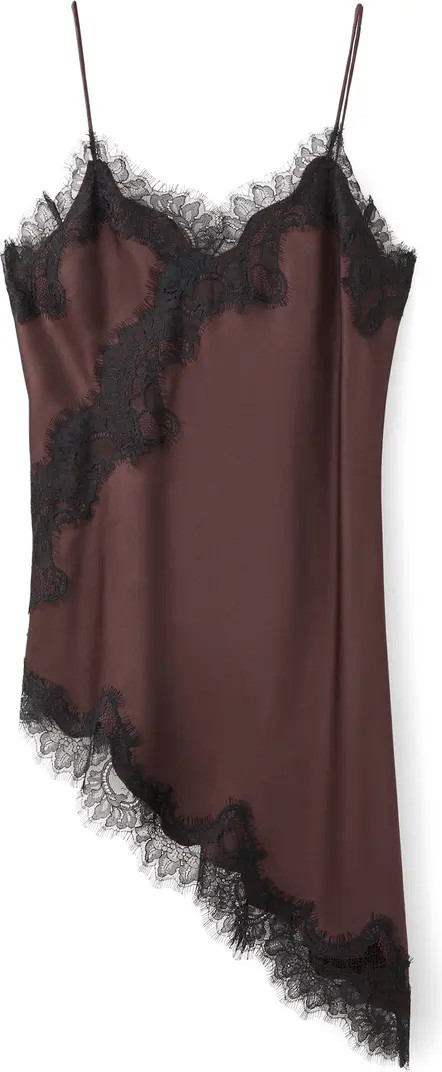 Lace Asymmetric Camisole Dress | Nordstrom