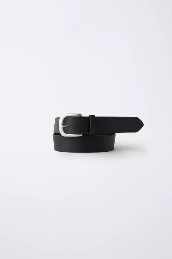 LEATHER-EFFECT BELT | Zara UK
