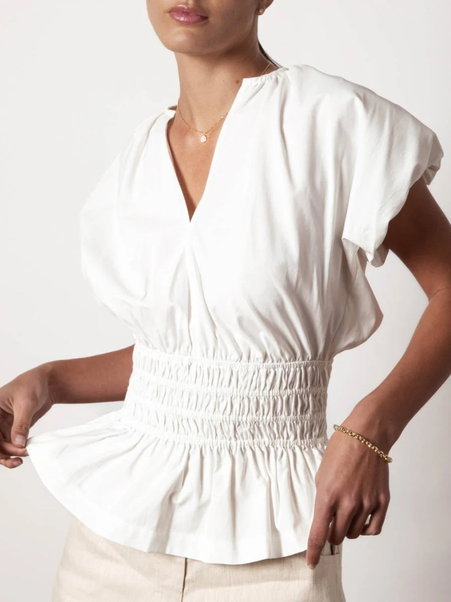 Women's Mina Top in Ivory | Brochu Walker | Brochu Walker