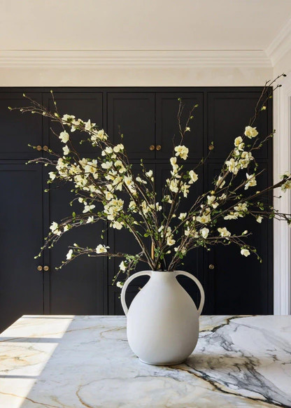 Afloral Natural White Clay Jug Vase - 14" | Afloral